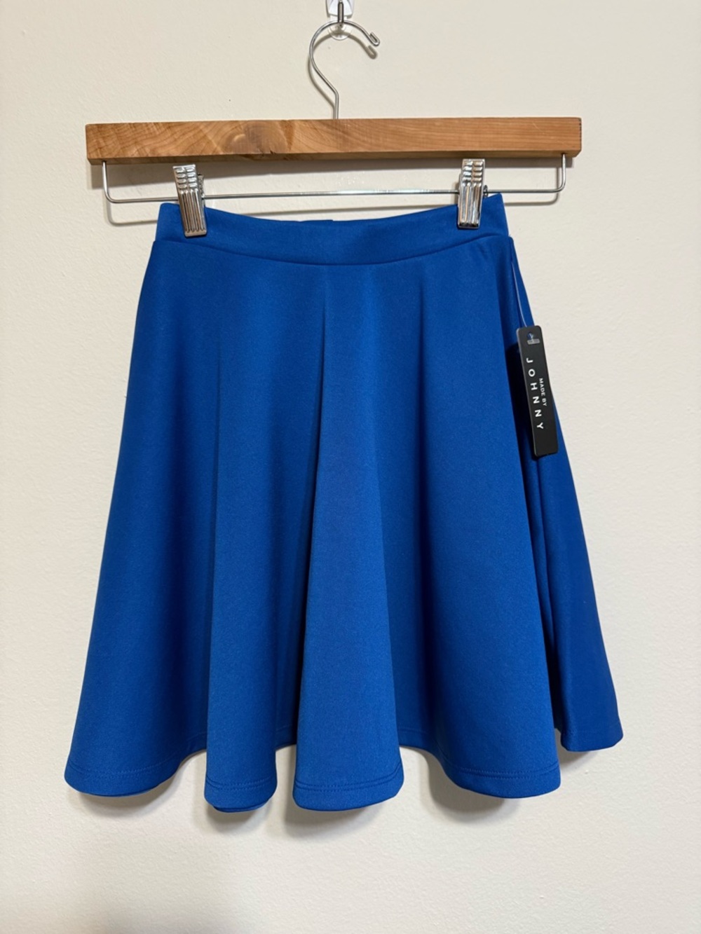 By Johnny Blue Mini Skirt XS